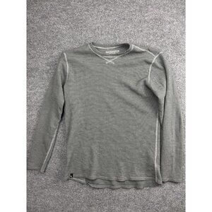 Duckworth Shirt Mens Medium Gray Merino Wool Thermal Long Sleeve USA Base Layer